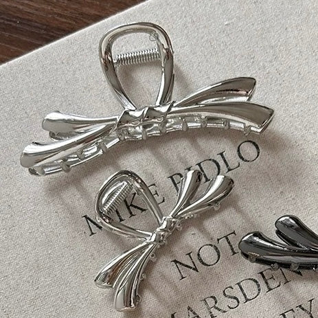 Executive Chic-Alloy simple style bow hairclip