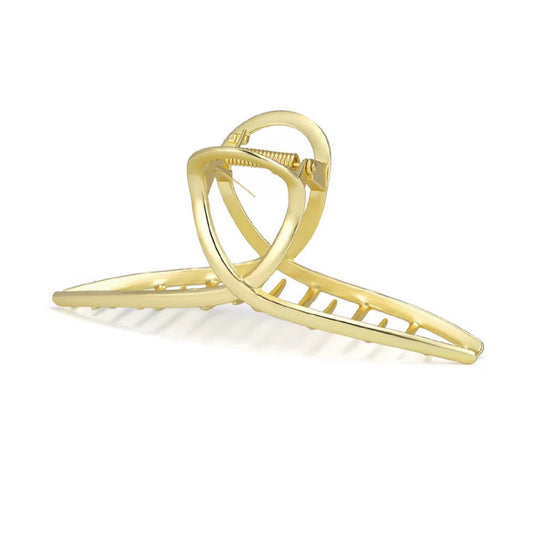 Executive Chic-Cross simple alloy hairclip