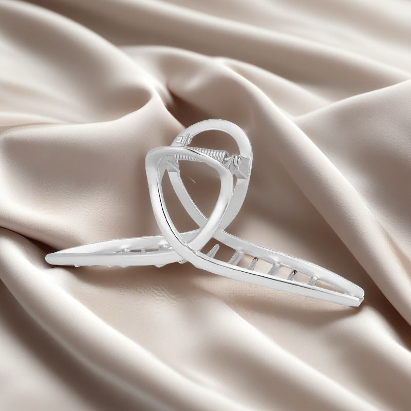 Executive Chic-Cross simple alloy hairclip