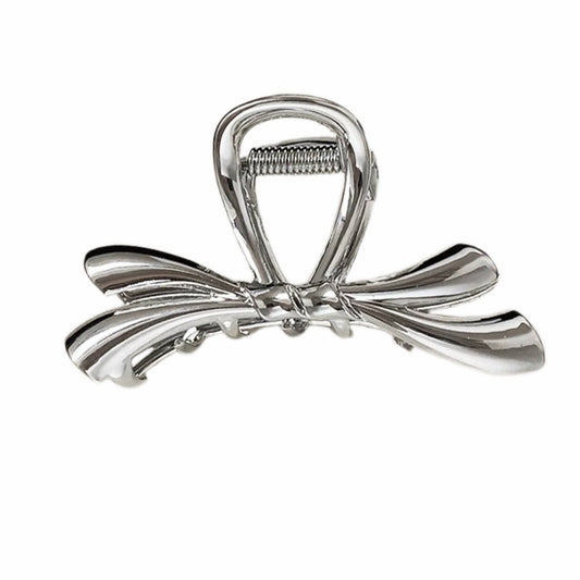 Executive Chic-Alloy simple style bow hairclip