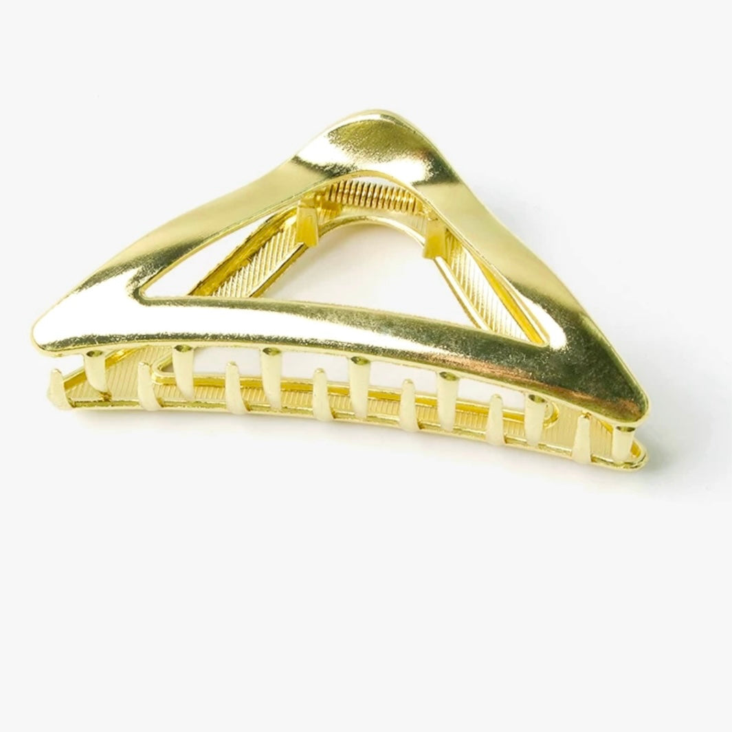 Executive Chic-Triangular alloy hairclip