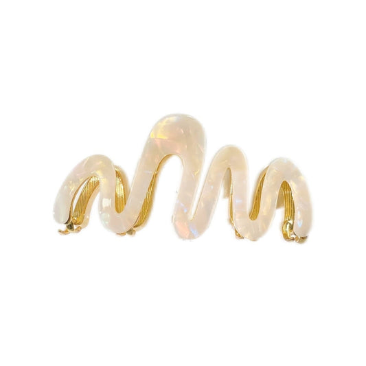 Clean girl Acetate Wave Hairclip