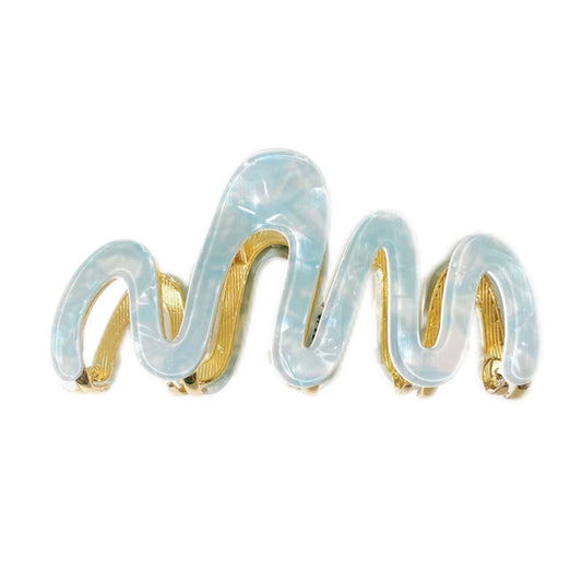 Clean girl Acetate Wave Hairclip