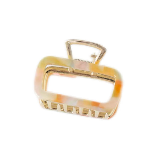 Clean girl-Small cube Acetate Hairclips