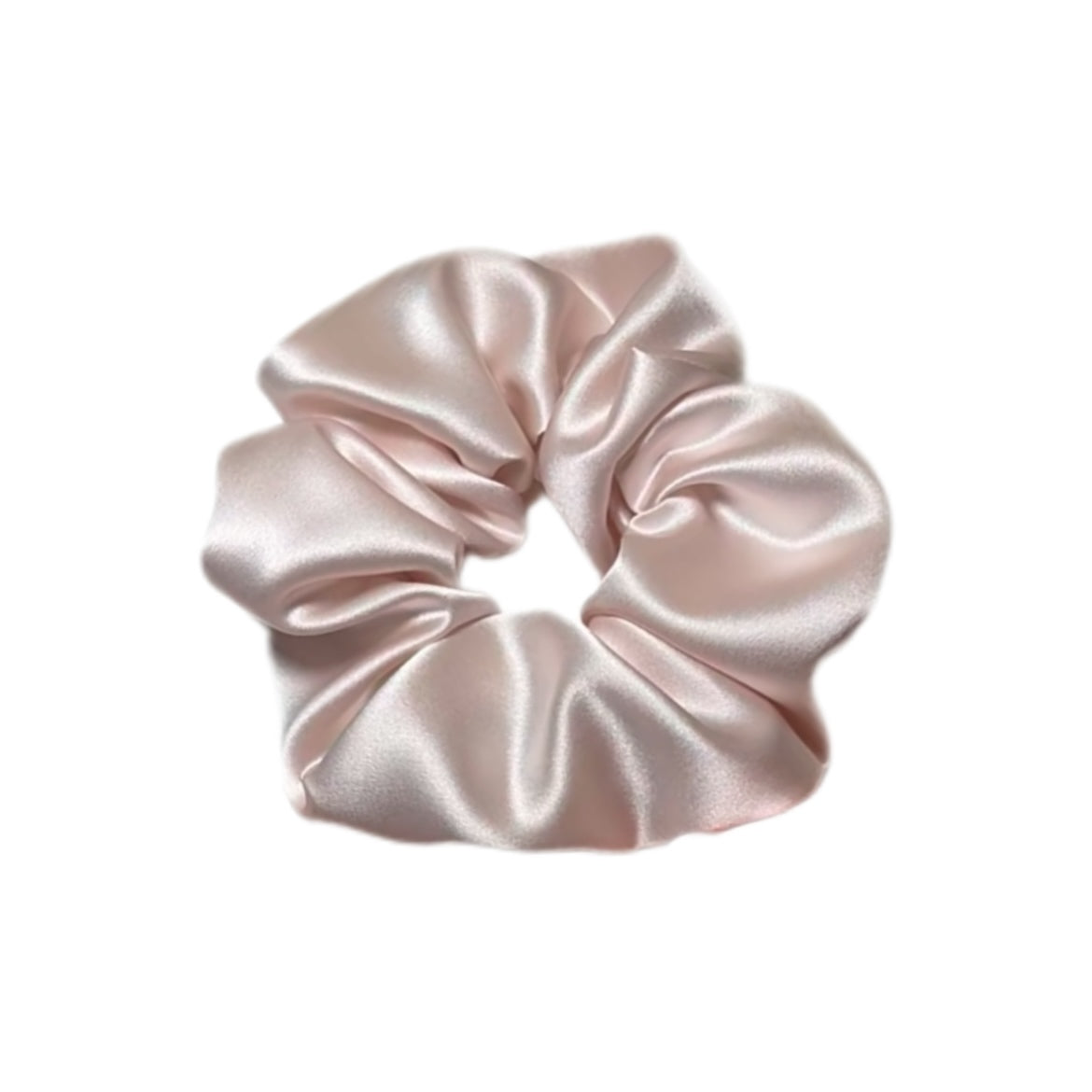 Office to Bar-Light pink 100% Silk Hair Tie