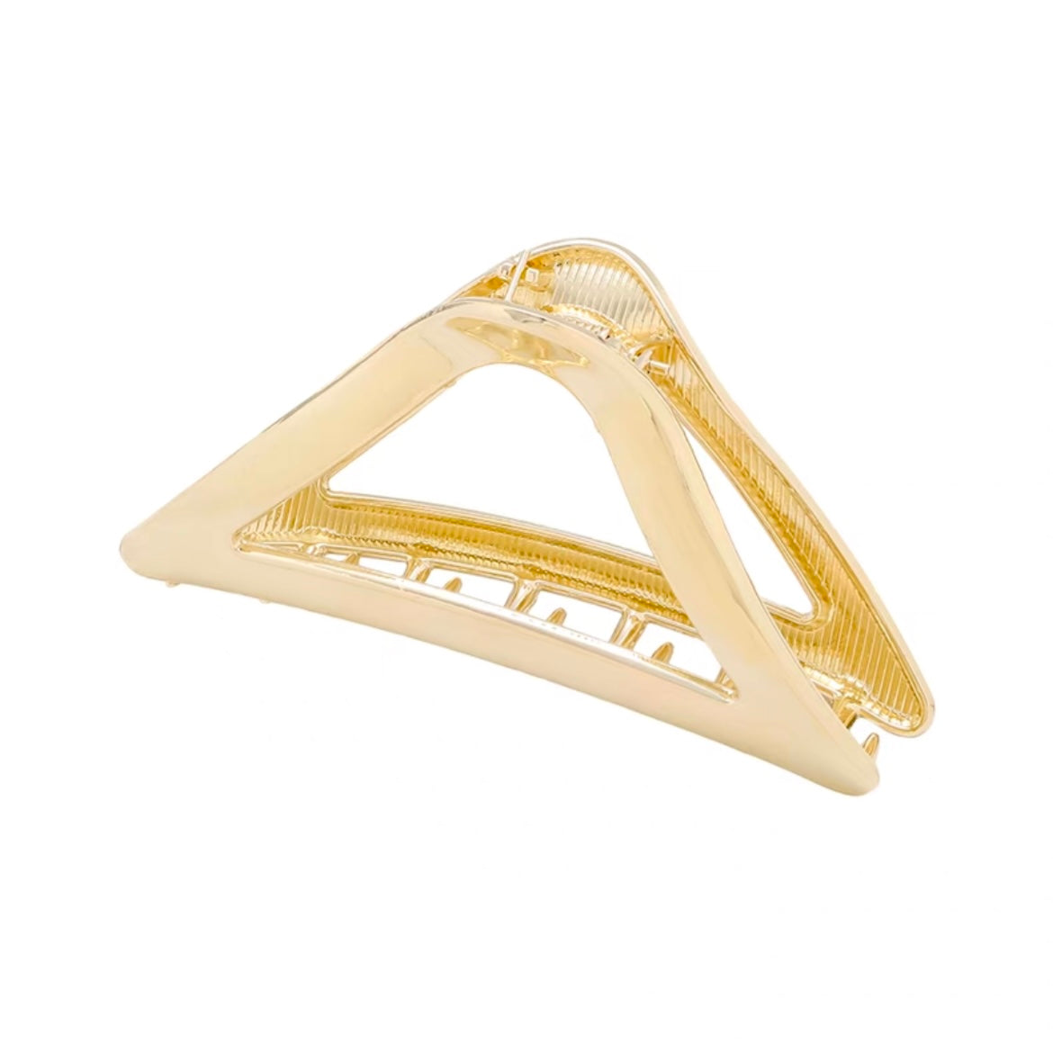 Executive Chic-Triangular alloy hairclip